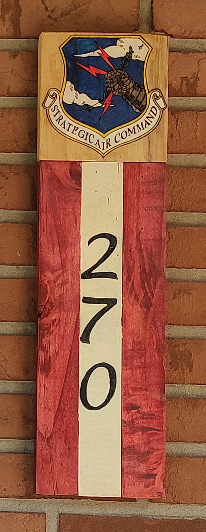 American Flag House Sign