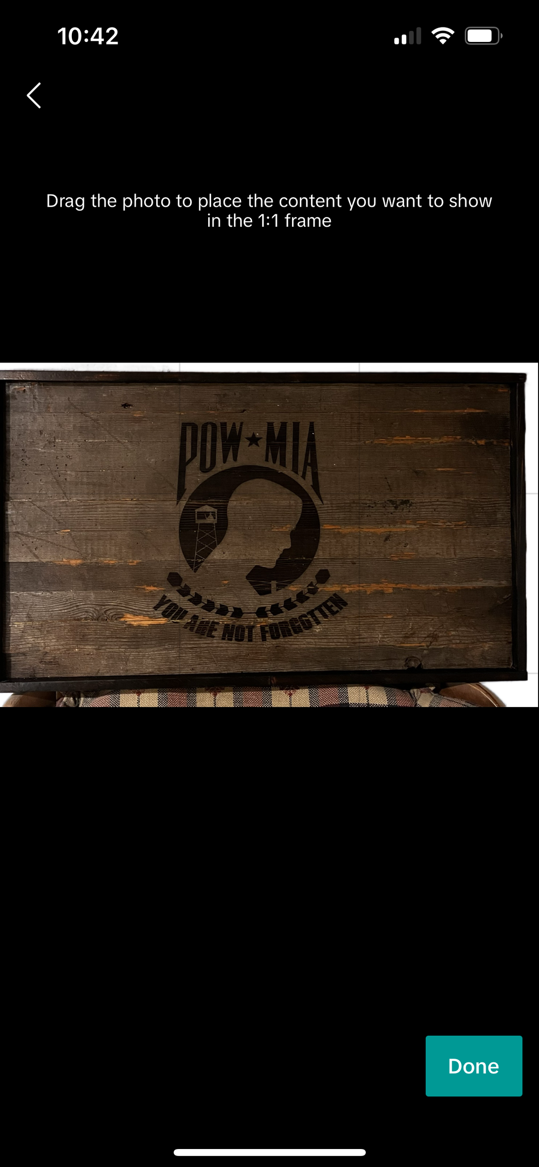 Rustic POW/MIA Flag